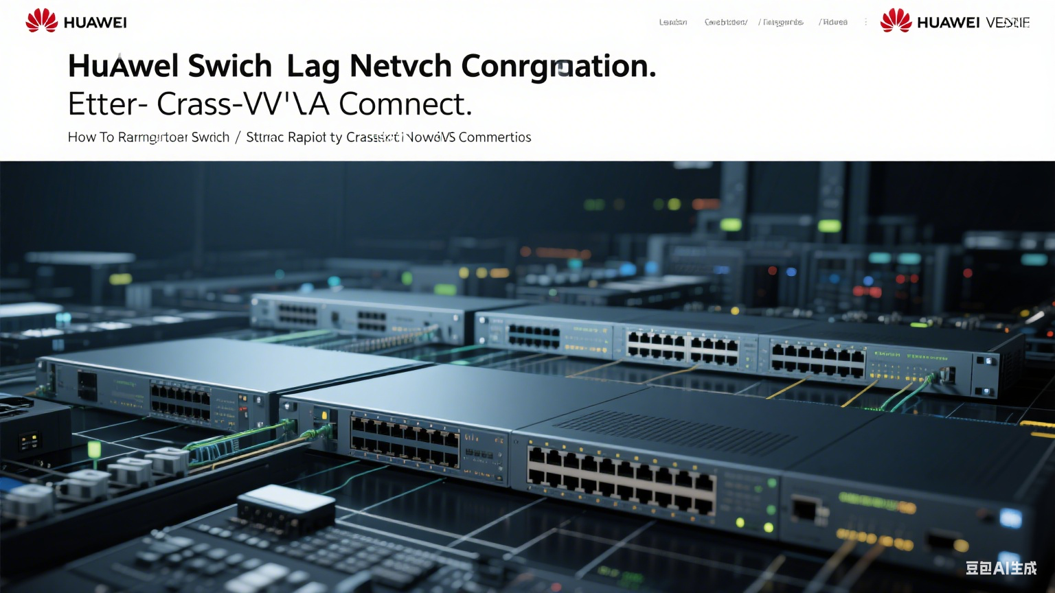 Huawei Switch Large Network Configuratio