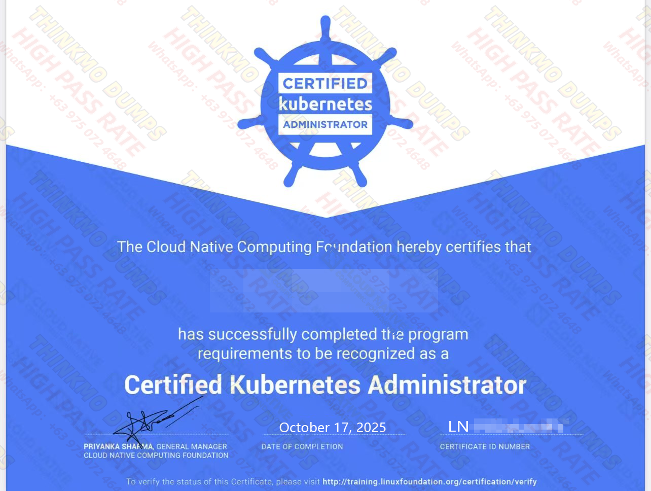 Three Certifications, Unlimited Potentia