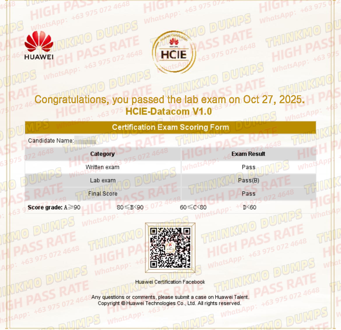 Huawei Certifications + Cisco Certificat