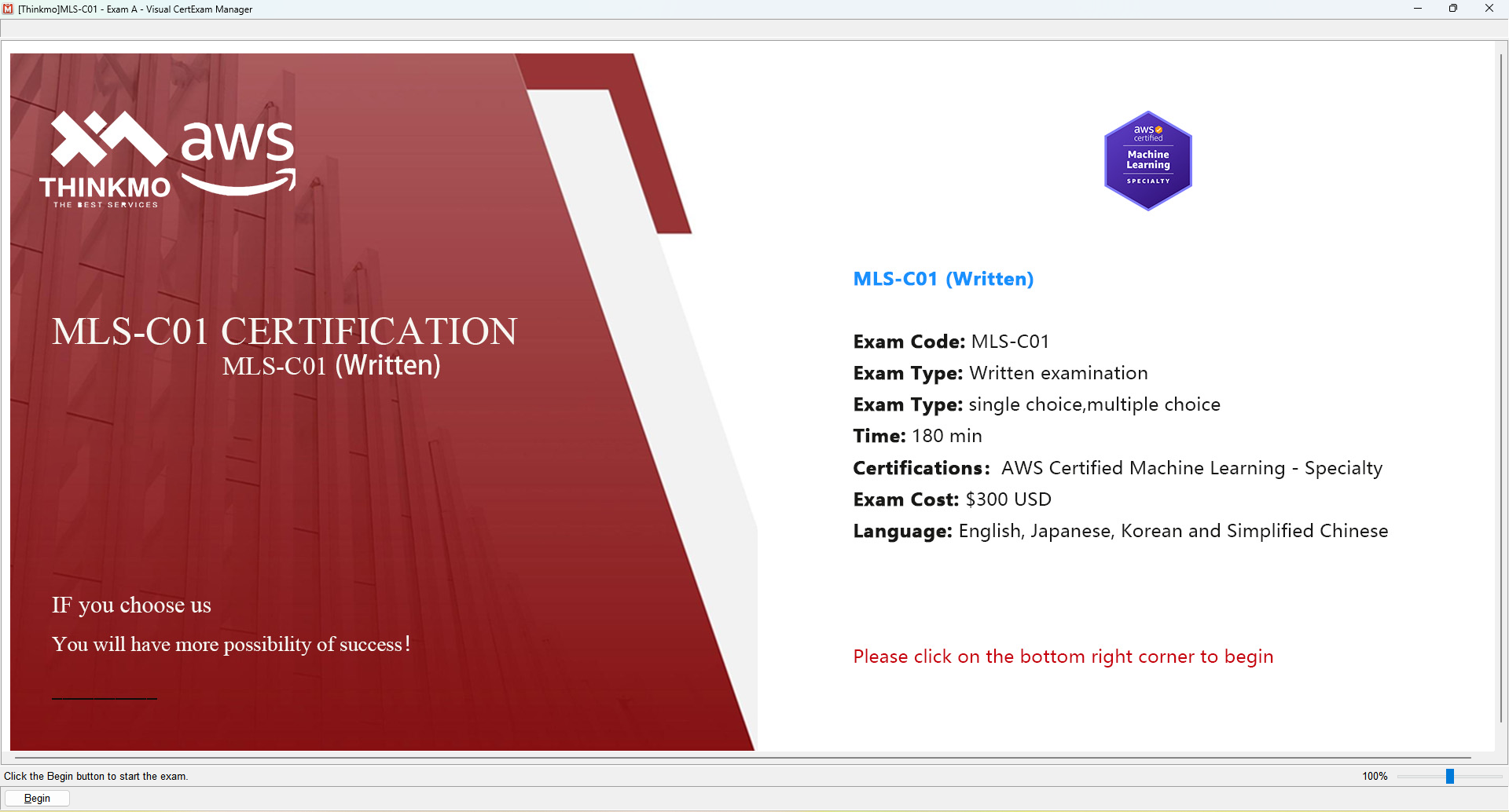 【MLS-C01】AWS Dumps Valid and 100% Pass.png